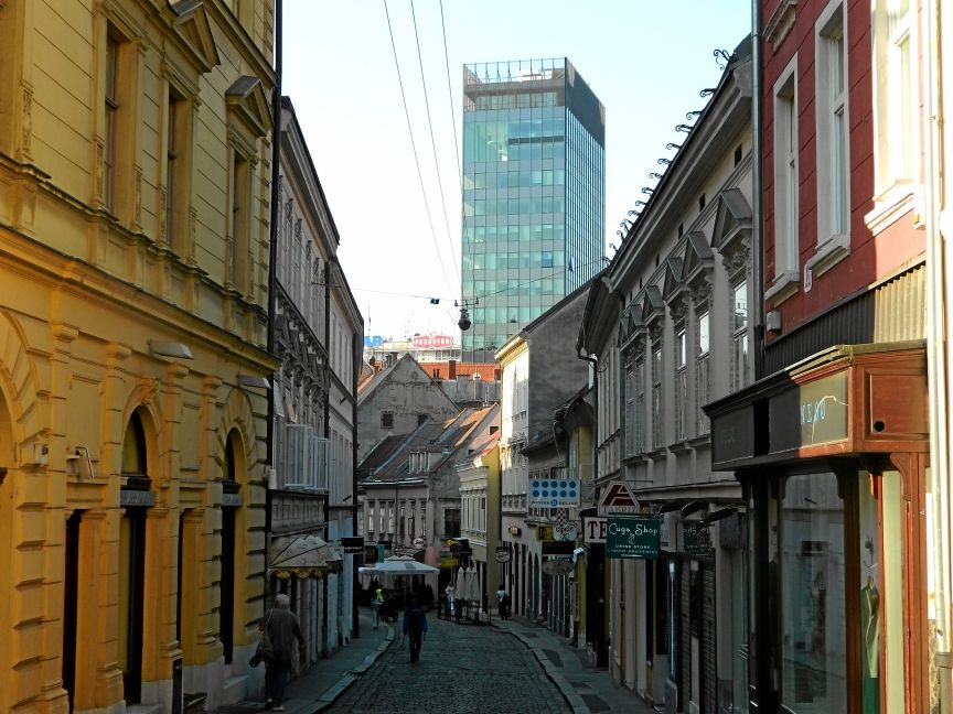 Верхний город в Загребе