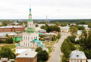 Город Тотьма в Вологодской области